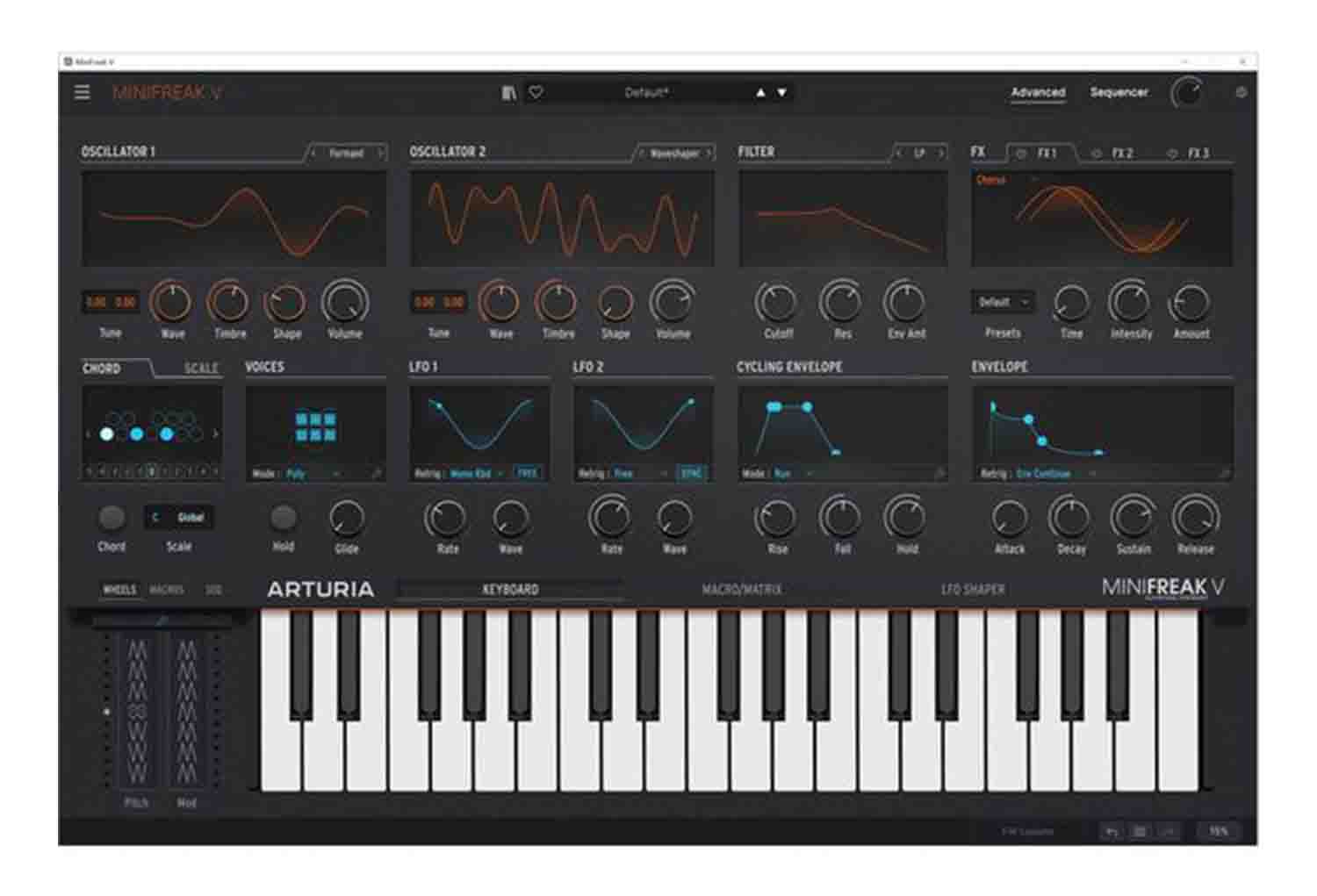 Arturia MiniFreak 37-key Polyphonic Hybrid Synthesizer - Hollywood DJ