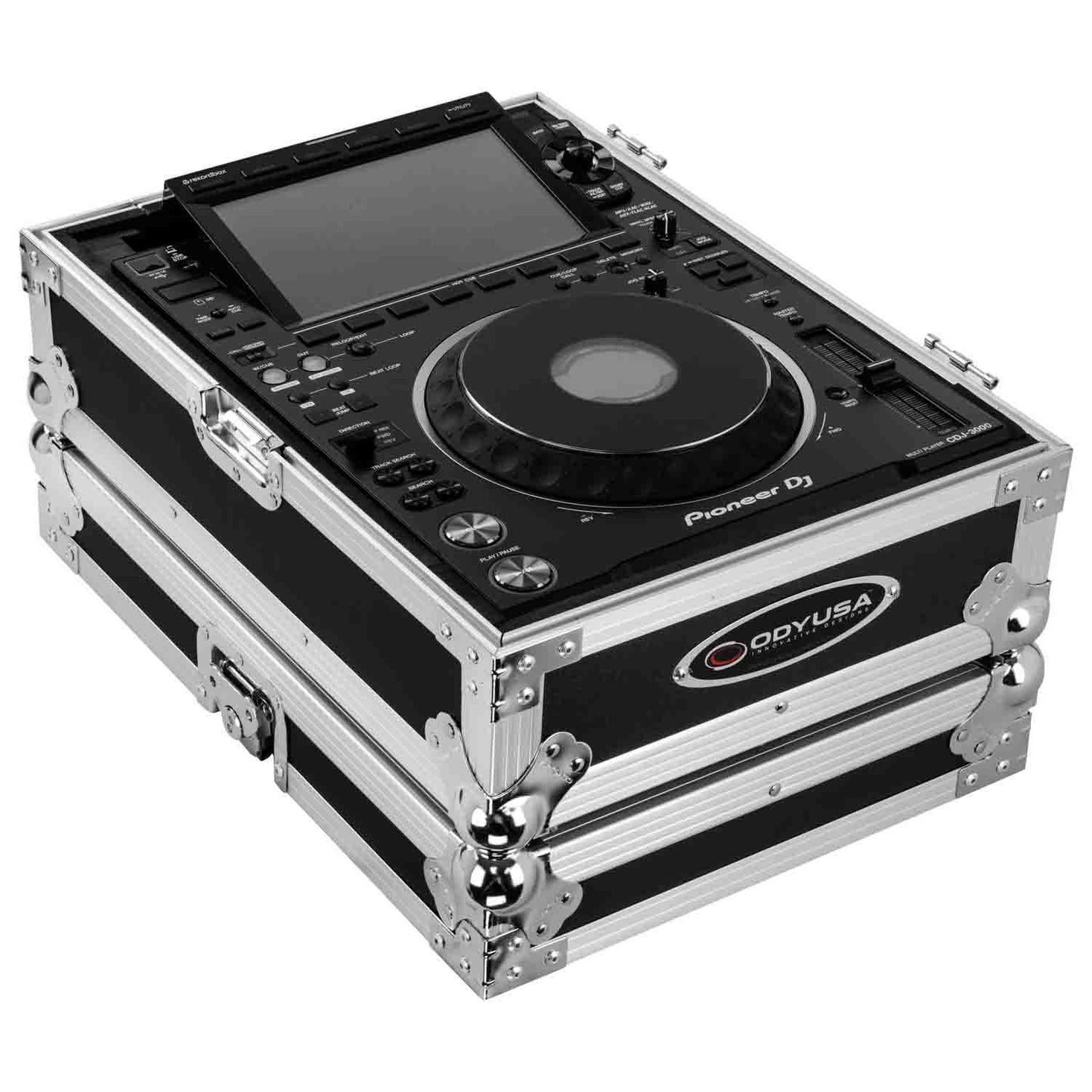 Odyssey FZ3000 DJ Flight Case for Pioneer CDJ3000 with Removable Back Panel - Hollywood DJ