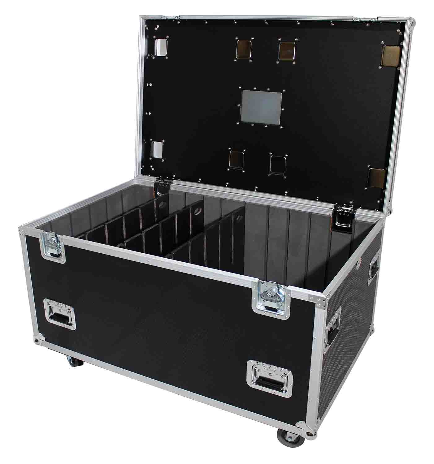 PROX XS-UTL483030W MK2 TruckPaX Heavy-Duty Truck Pack Utility Flight Case W-Divider and Tray Kit - 1/2 Inch Plywood - Hollywood DJ