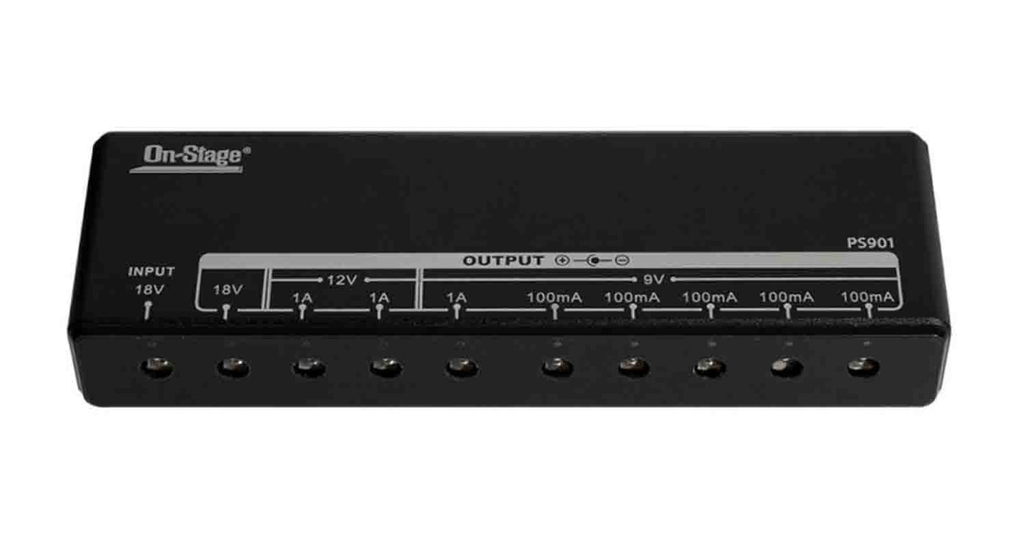 Onstage PS901 Pedal Power Bank - Black - Hollywood DJ