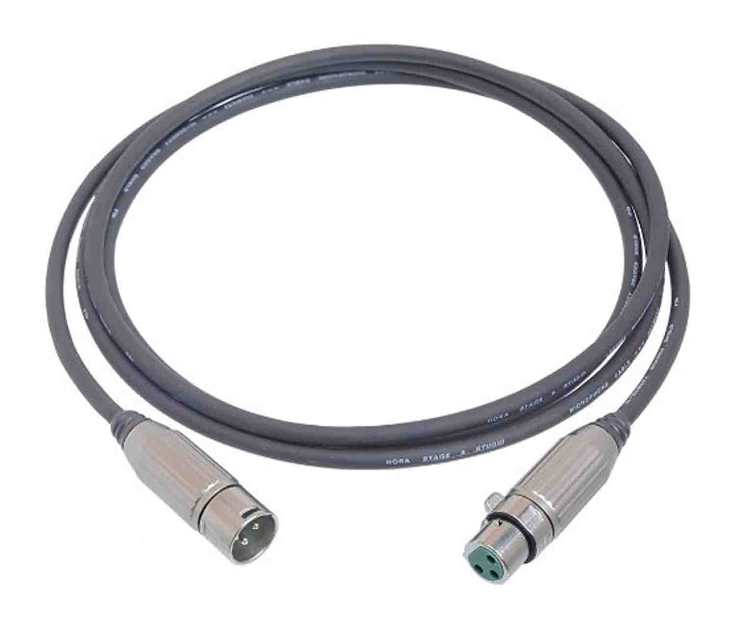 Hosa MSC-025 Microphone Cable Switchcraft XLR3F to XLR3M - 25 Feet - Hollywood DJ