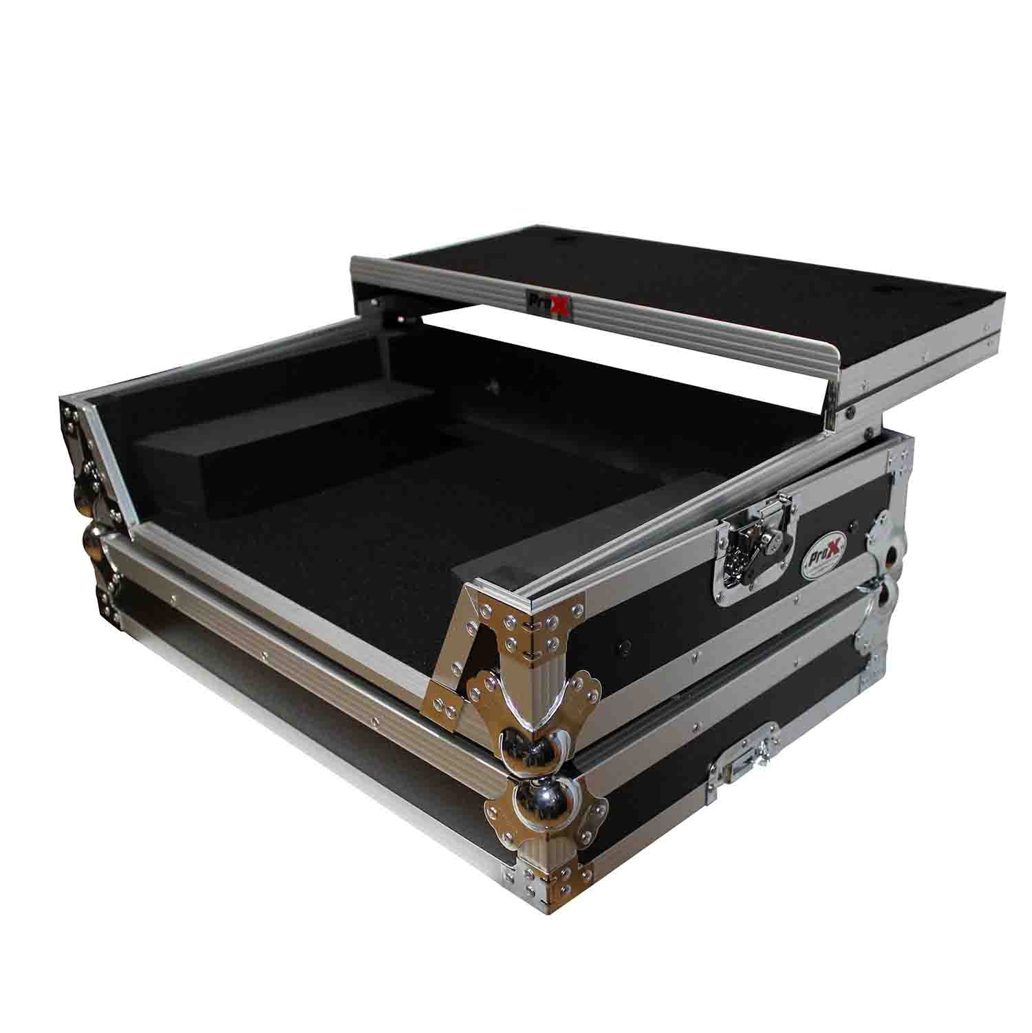 ProX XS-NS6IILT DJ Flight Case For Numark NS6II DJ Controller With Sliding Laptop Shelf - Hollywood DJ