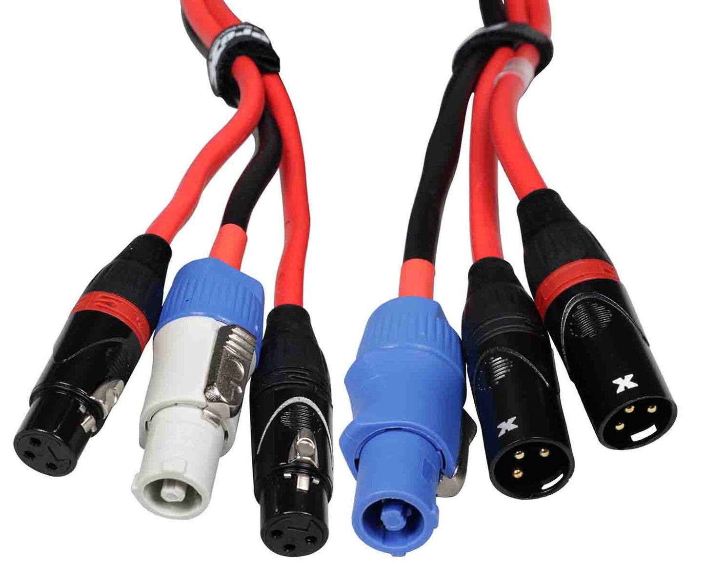 ProX XC-PWC14-DXLR100, 100FT Jumper Power Connection with Dual XLR-F And XLR-M - Hollywood DJ