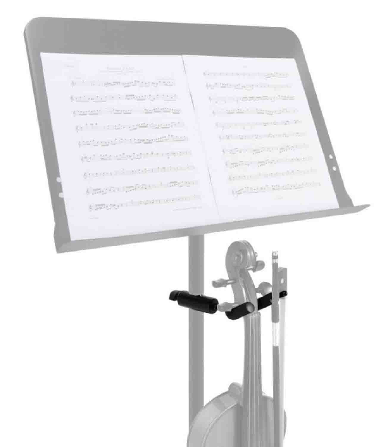 OnStage VS7200 Violin Hanger for Music Stands - Black - Hollywood DJ