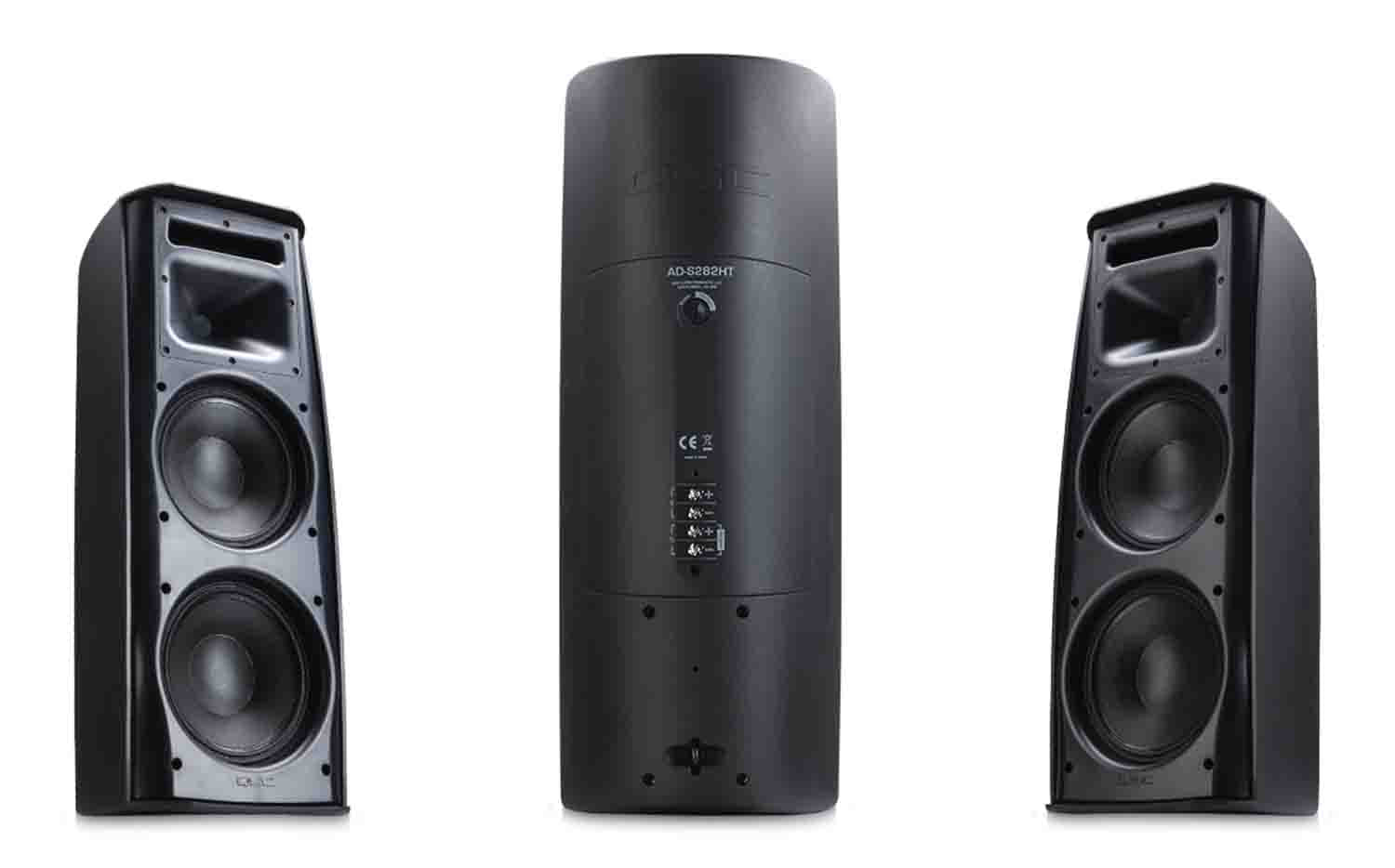 QSC AD-S282H-BK 8-Inch 2-Way Loudspeaker - Black - Hollywood DJ