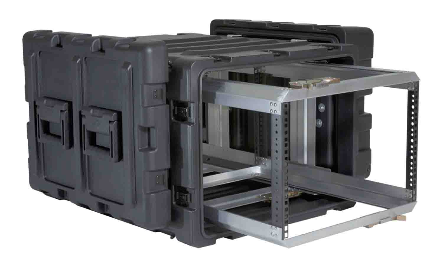 SKB Cases 3RR-7U24-25B, 7U 24-Inch Removable Shock Rack and Transport Case - Hollywood DJ