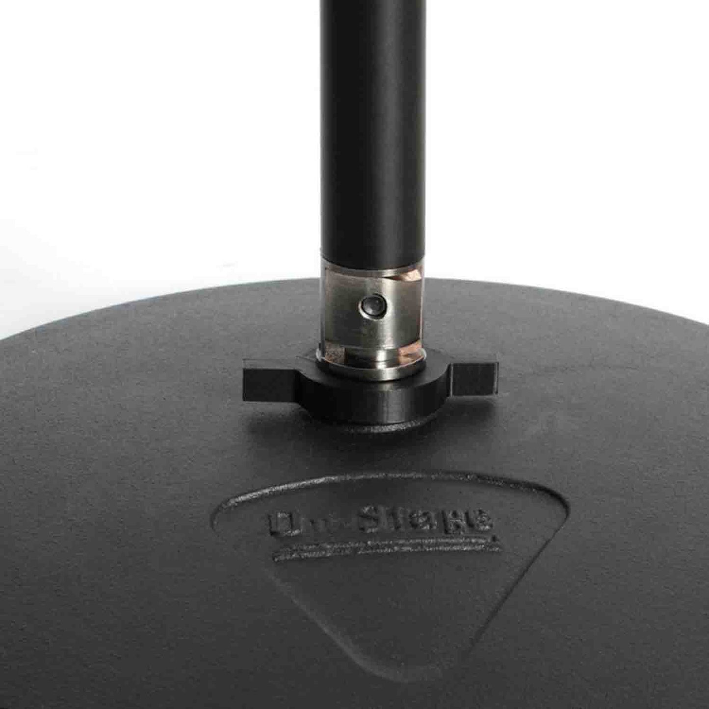 OnStage MS8412 Lower Rocker-Lug Microphone Stand with 12 Inch Low-Profile Base - Hollywood DJ