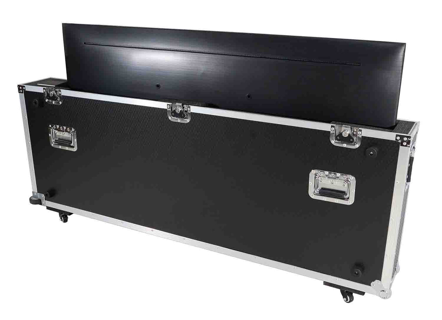 ProX XS-TV5570W Universal Single Case for 55 Inch to 70 Inch Flat Panel Monitor LED TV with Low Profile Wheels - Hollywood DJ
