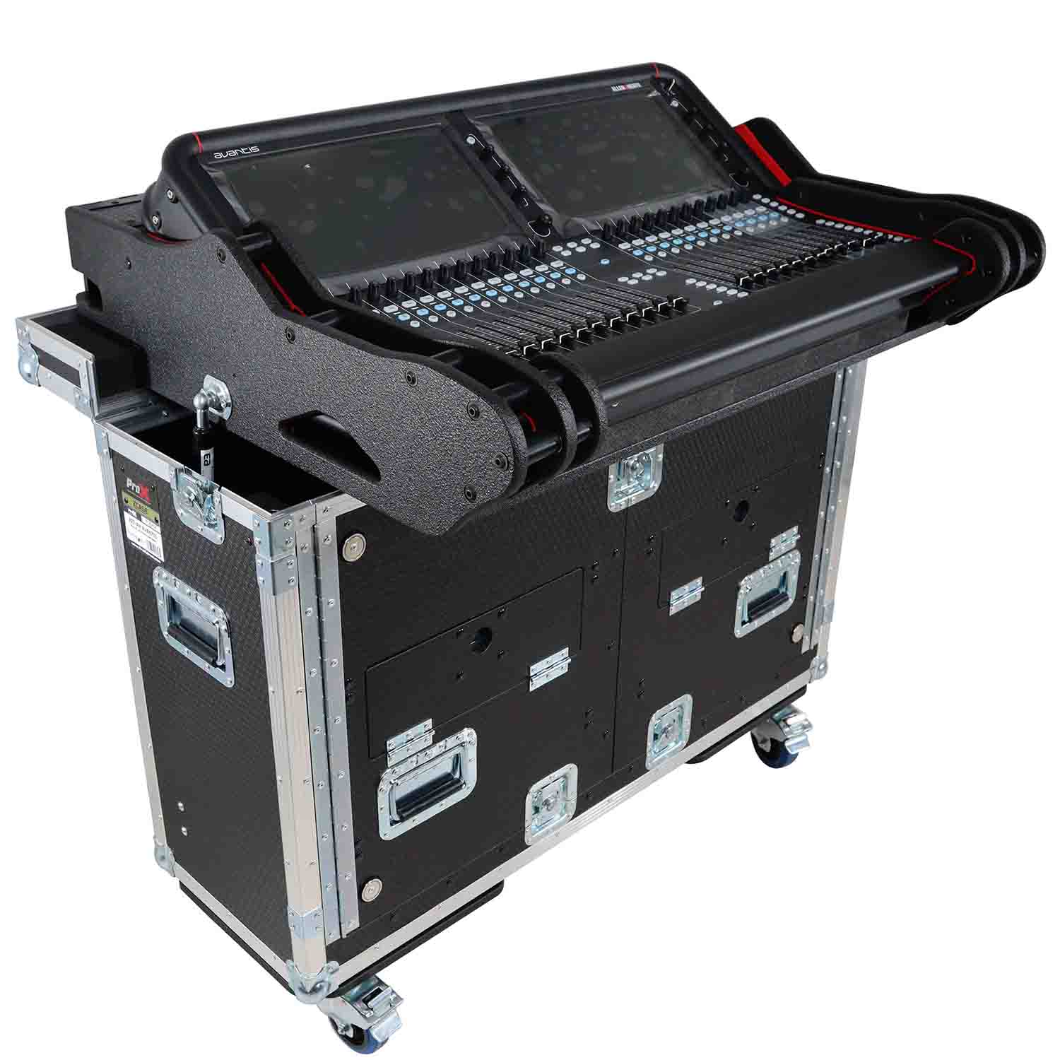ProX XZF-AHAVANTIS Flip-Ready Easy Retracting Hydraulic Lift DJ Case for Allen and Heath Avantis Console - Hollywood DJ