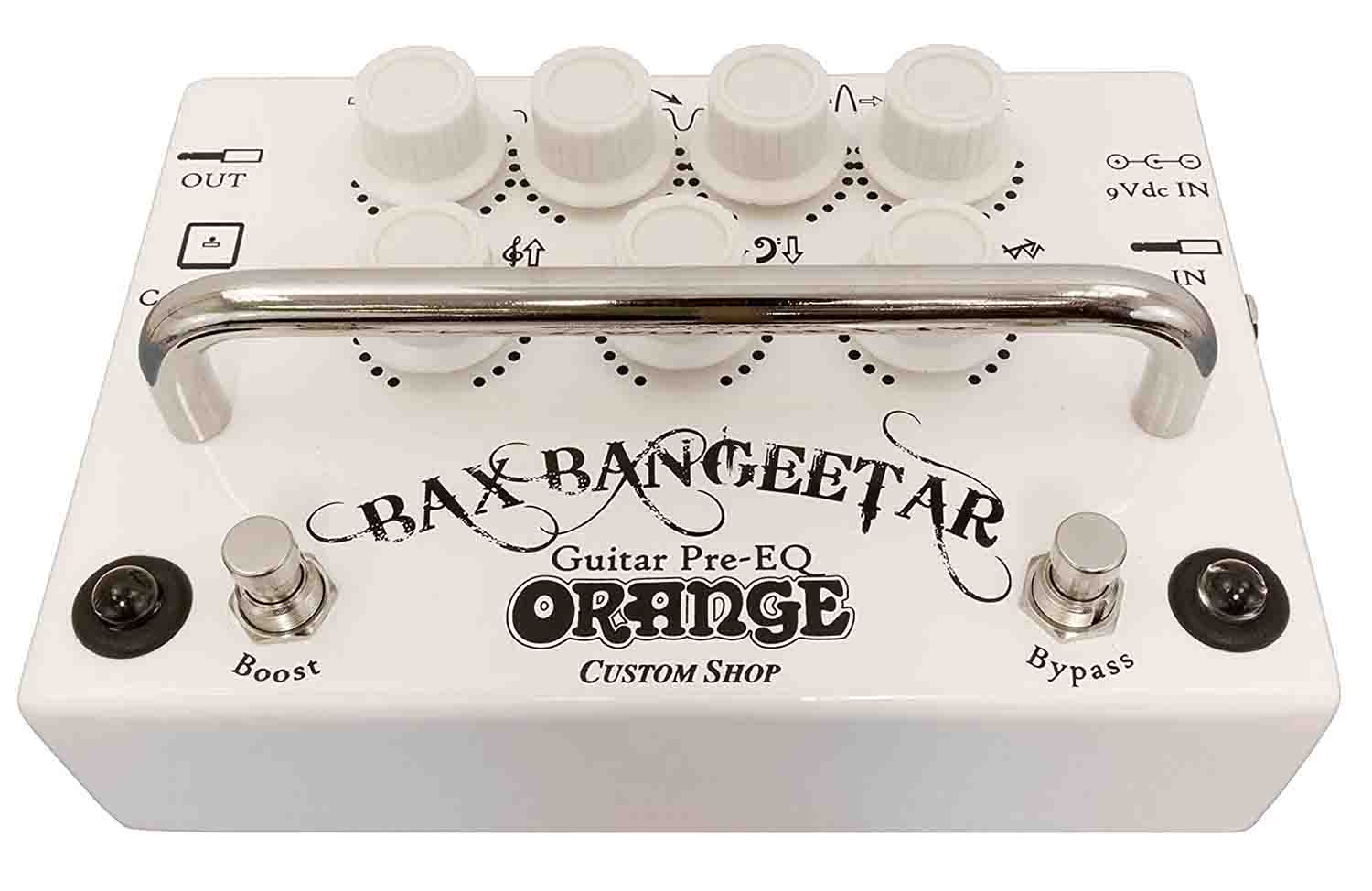 Orange Custom Shop Bax Bangeetar Guitar Pre-EQ Effects Pedal - White - Hollywood DJ
