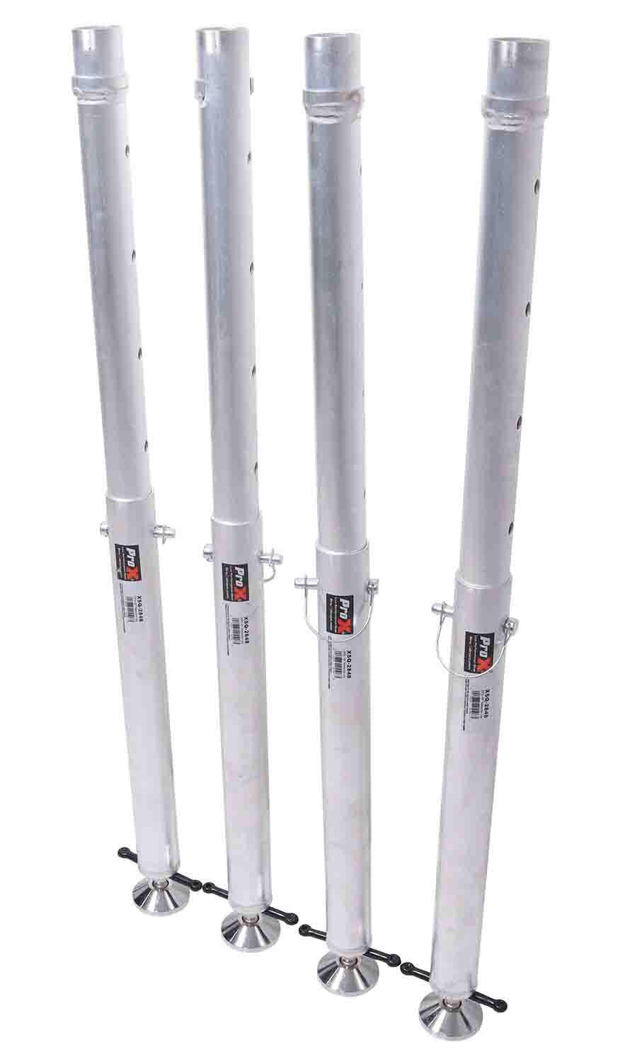 ProX XSQ-2848MK2 StageQ Platform Telescoping Legs 28 to 48" Height Adjustable - Legs Only - Hollywood DJ