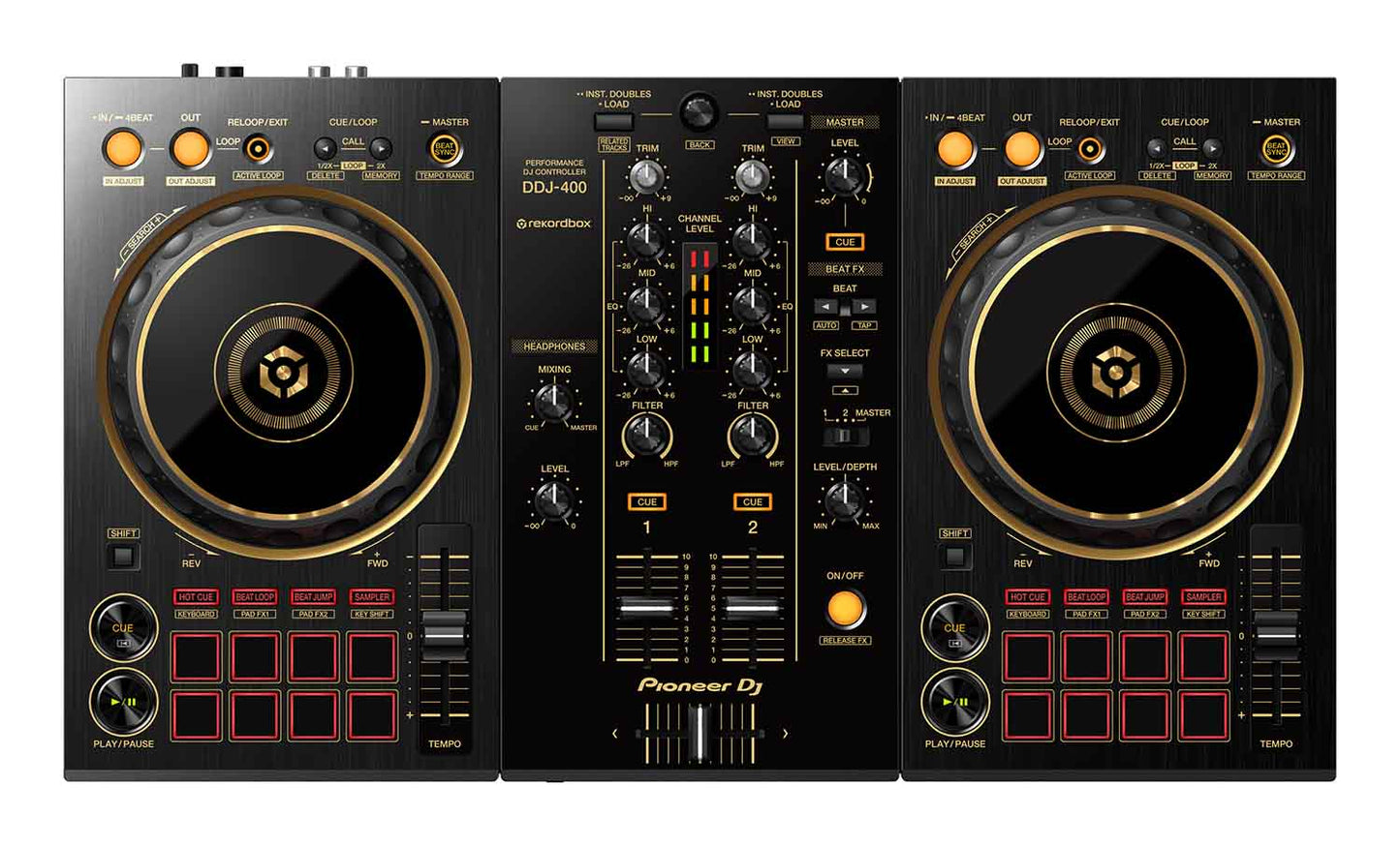 B-Stock: Pioneer DJ DDJ-400-N, Lightweight and Portable Design DJ Controller - Hollywood DJ