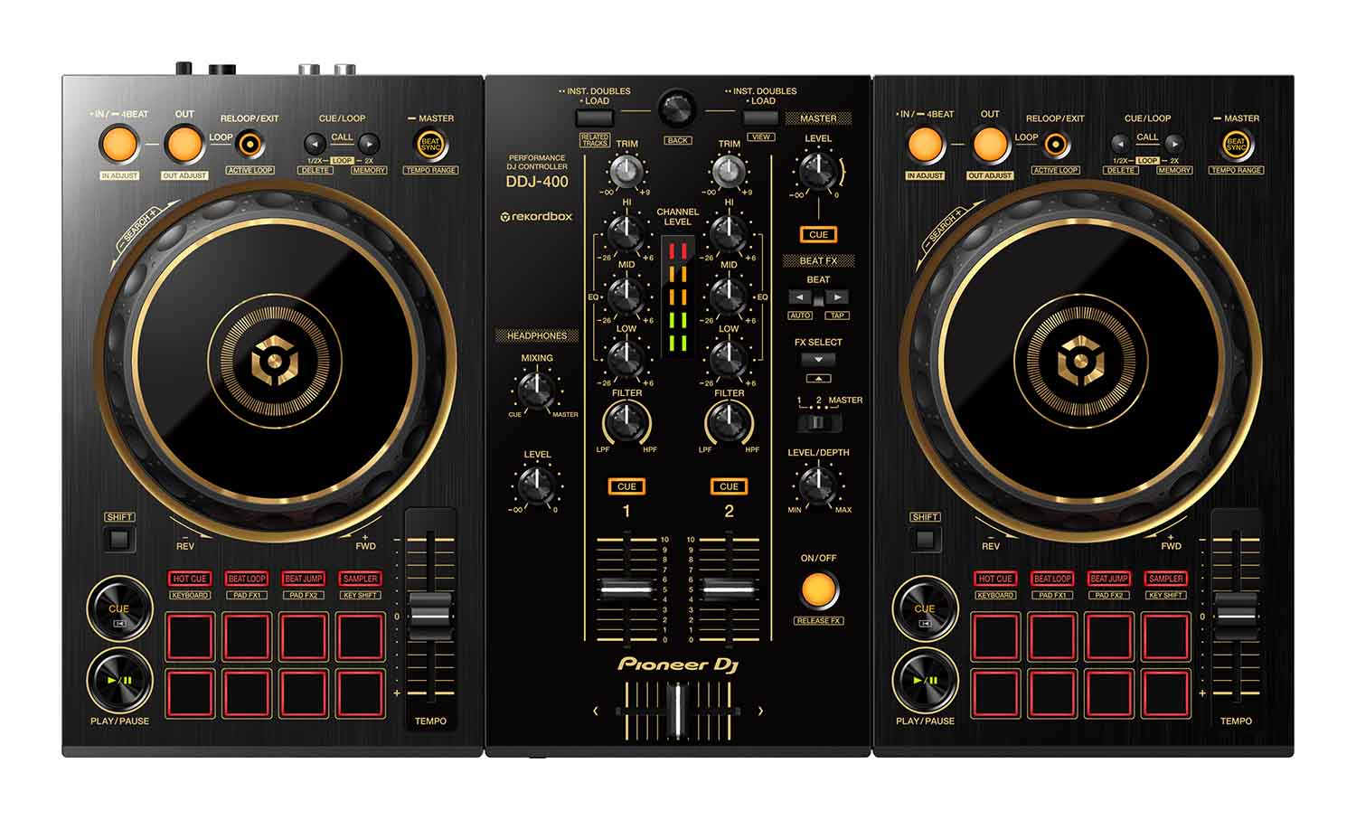 B-Stock: Pioneer DJ DDJ-400-N, Lightweight and Portable Design DJ Controller - Hollywood DJ
