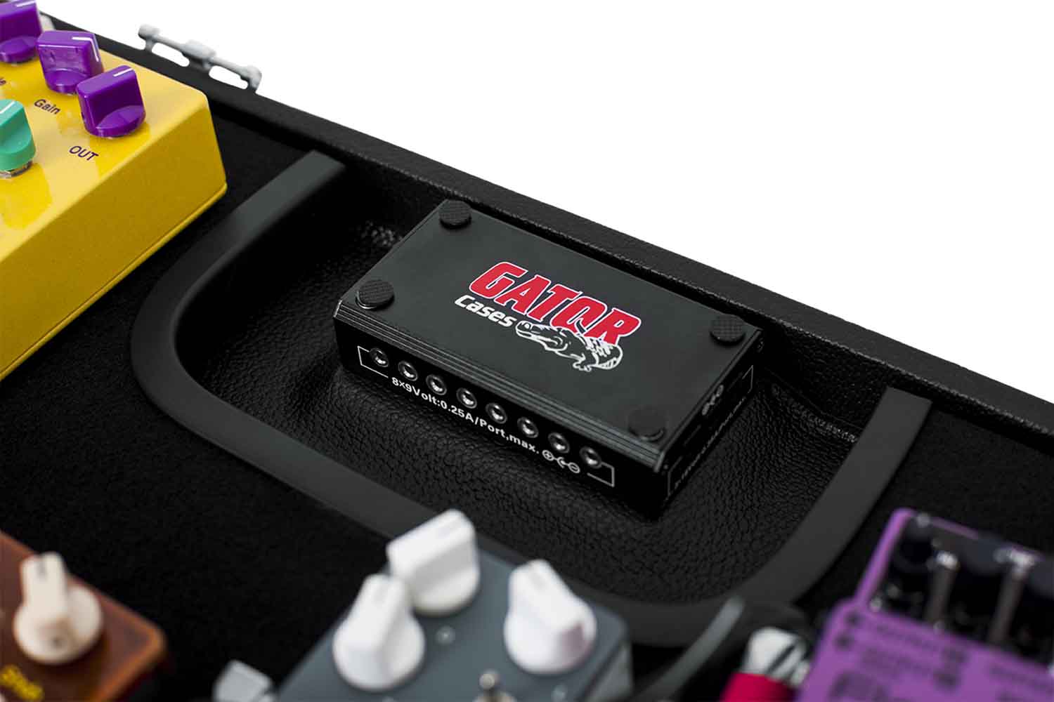 Gator Cases GW-GIGBOXJR Pedal Board and Guitar Stand Case - Black - Hollywood DJ