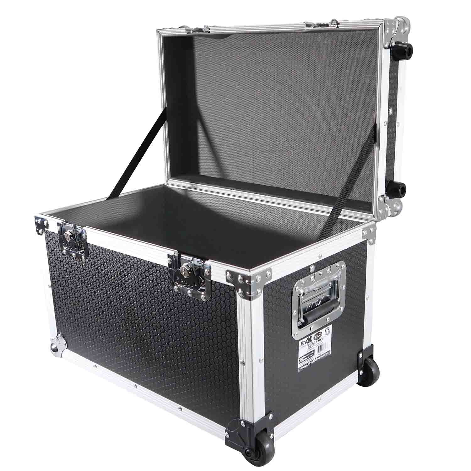 B-Stock: ProX T-UTIHW MK2 Roll-Away Utility Case with Retractable Handle and Low-Profile Recessed Wheels - Hollywood DJ