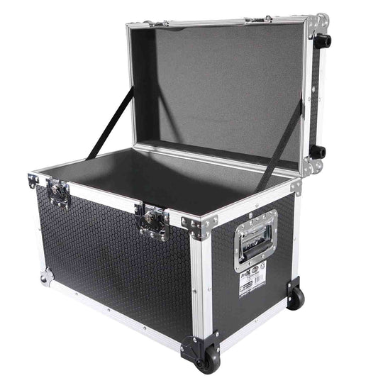 B-Stock: ProX T-UTIHW MK2 Roll-Away Utility Case with Retractable Handle and Low-Profile Recessed Wheels - Hollywood DJ