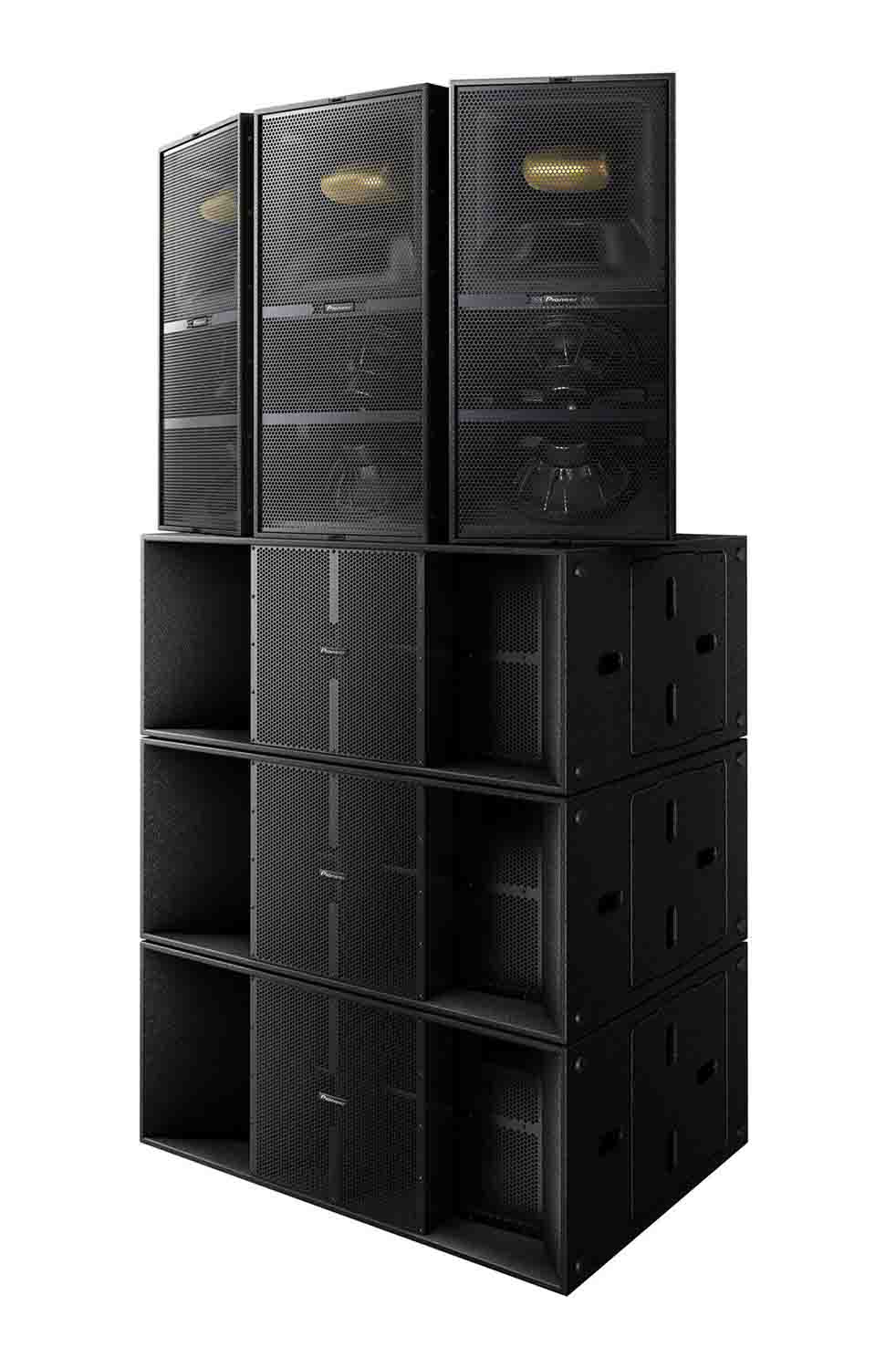 Pioneer XY-3B Dual 12” Three-Way Hybrid Loaded Bi-Amp Loudspeaker - Hollywood DJ