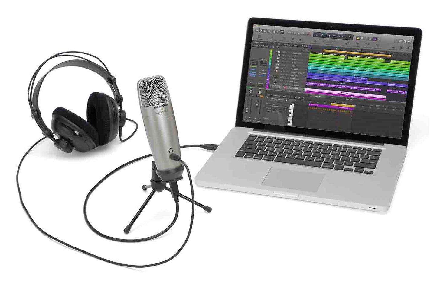 Samson C01U Pro USB Studio Condenser Microphone - Hollywood DJ