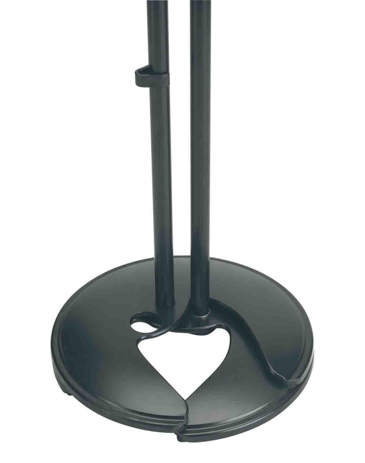 K&M 26045.500.55 Stackable Round-base Microphone Stand - Hollywood DJ