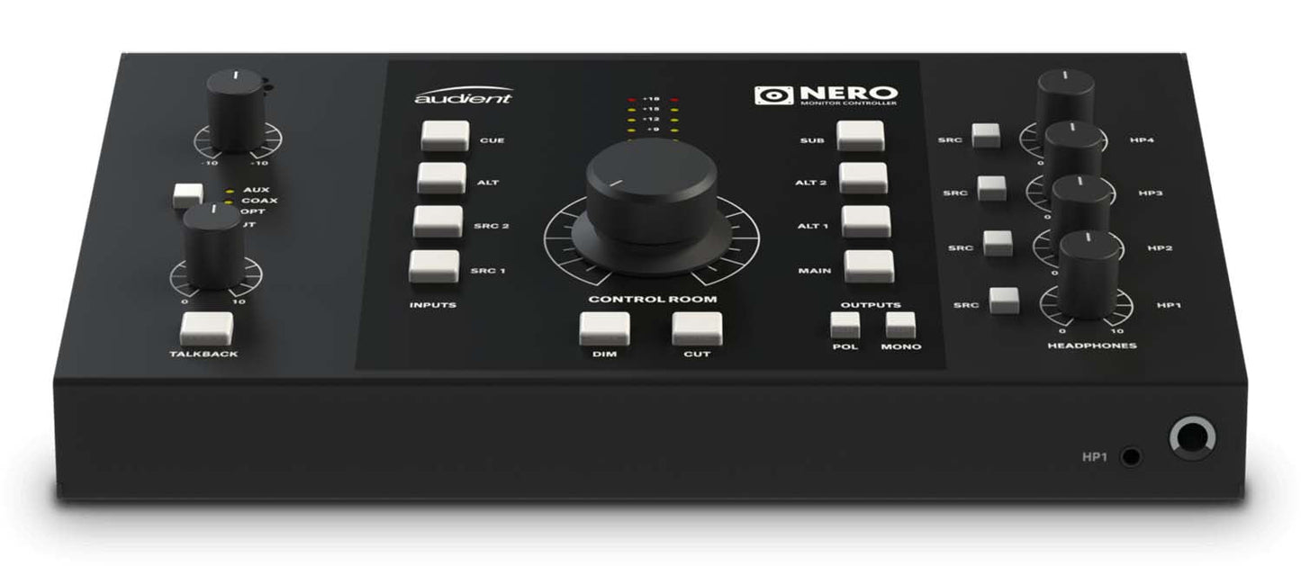 Audient NERO Desktop Monitor Controller - Hollywood DJ