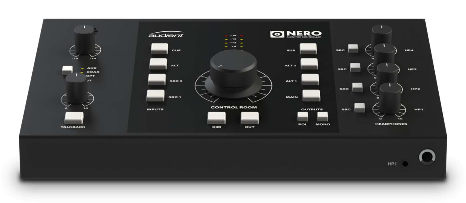 Audient NERO Desktop Monitor Controller - Hollywood DJ