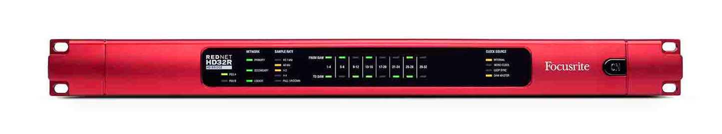Focusrite Pro RedNet HD32R 32-Channel Dante Networks Pro Tools - Hollywood DJ