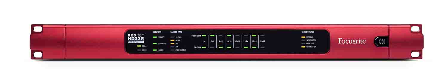 Focusrite Pro RedNet HD32R 32-Channel Dante Networks Pro Tools - Hollywood DJ