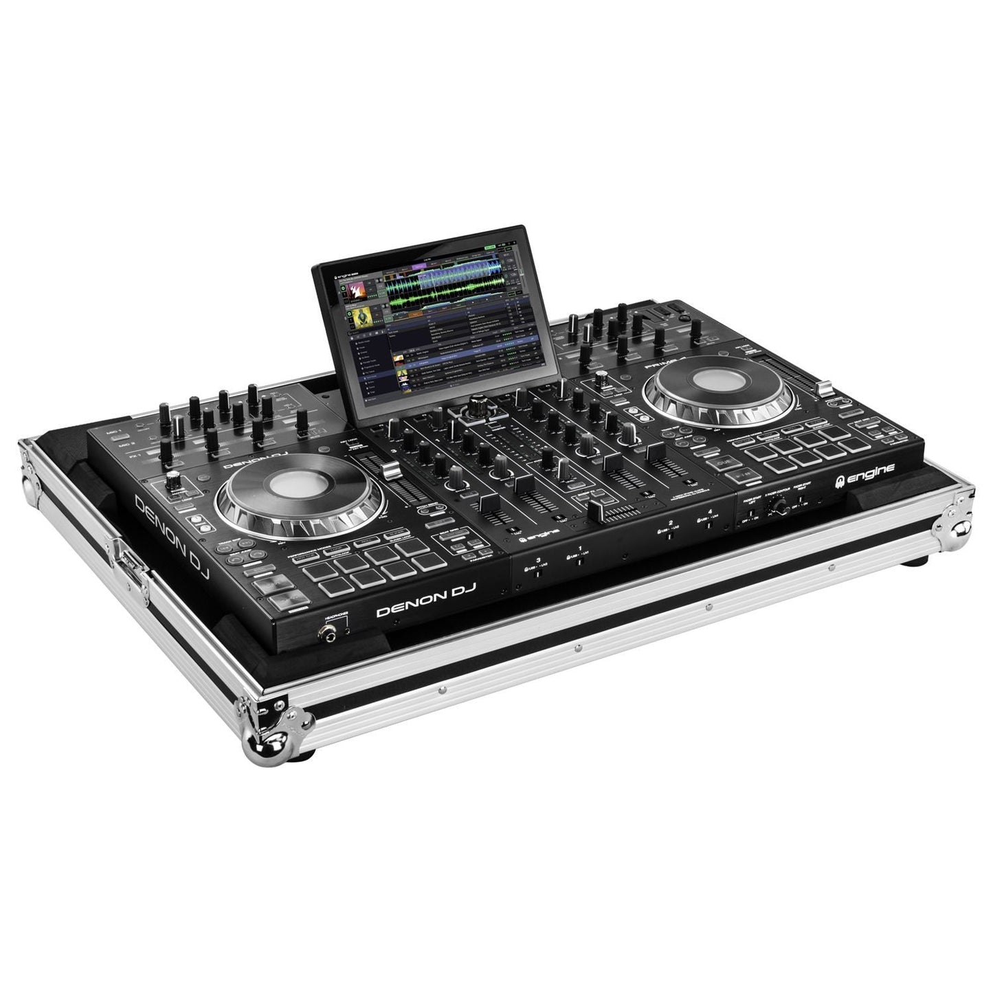 B-Stock: Odyssey FZDNPRIME4 Low Profile Flight Case for Denon Prime 4 Standalone DJ System - Hollywood DJ