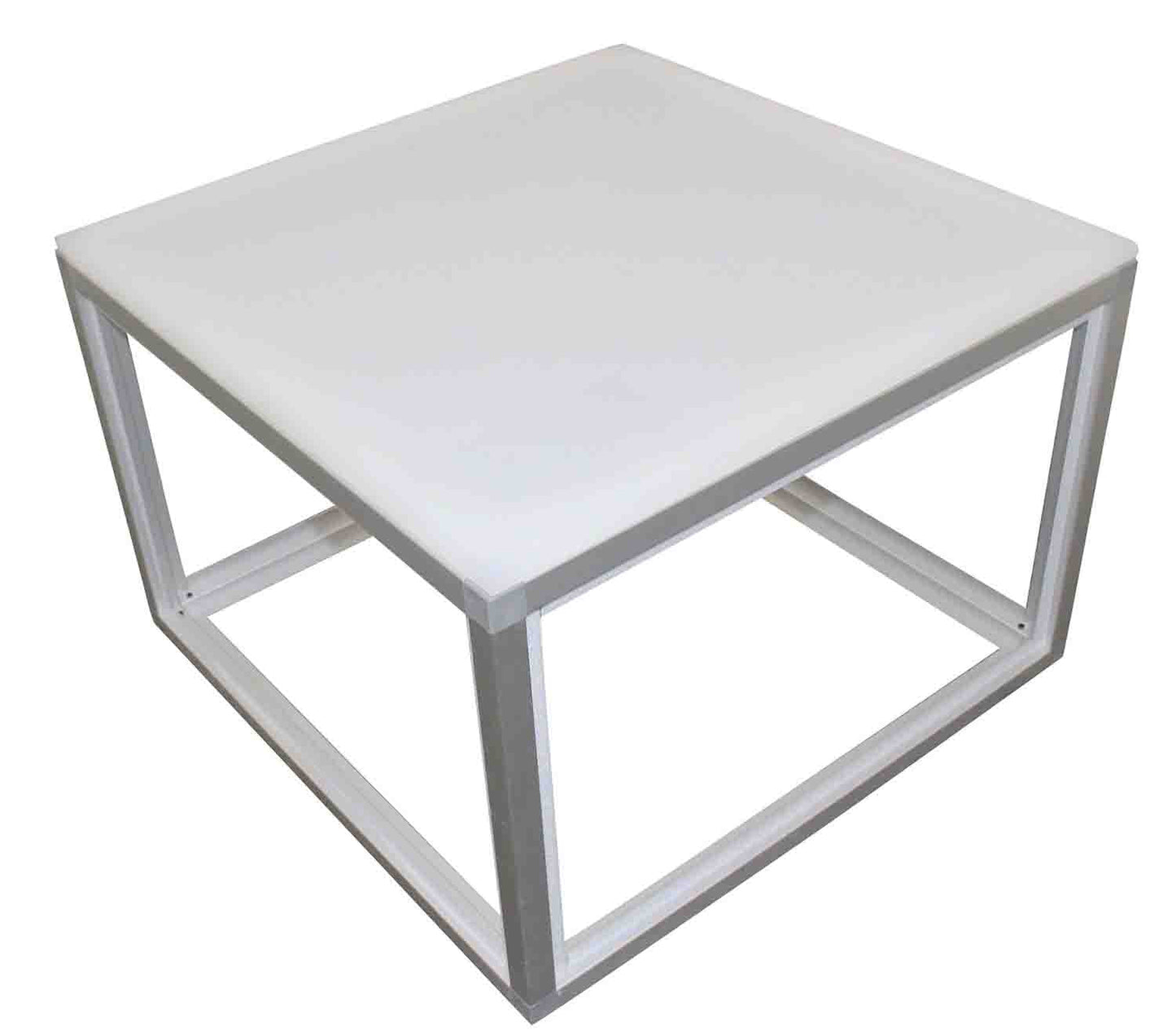 ProX XSA-2X2-16 LUMOStage 16-Inch High Acrylic Platform Riser Section with Clamps And 2 Side Acrylic Covers