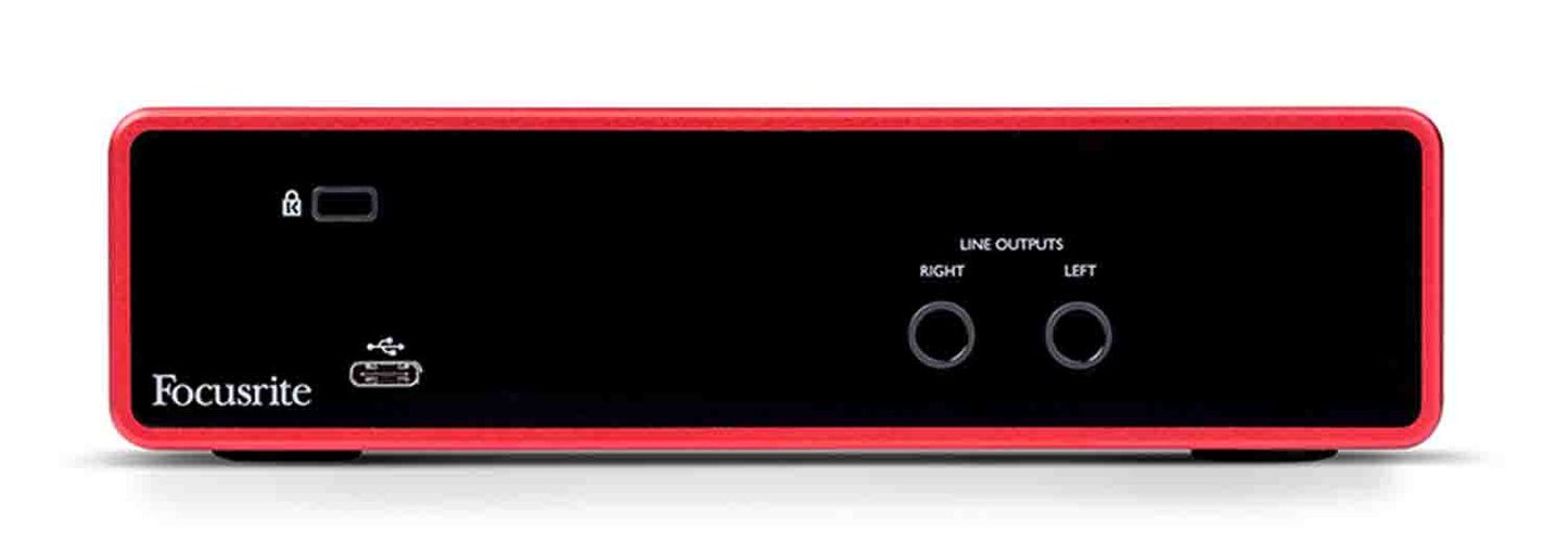 Focusrite Scarlett 2i2 Studio 3rd Gen 2x2 USB Audio Interface with Microphone and Headphones - Hollywood DJ