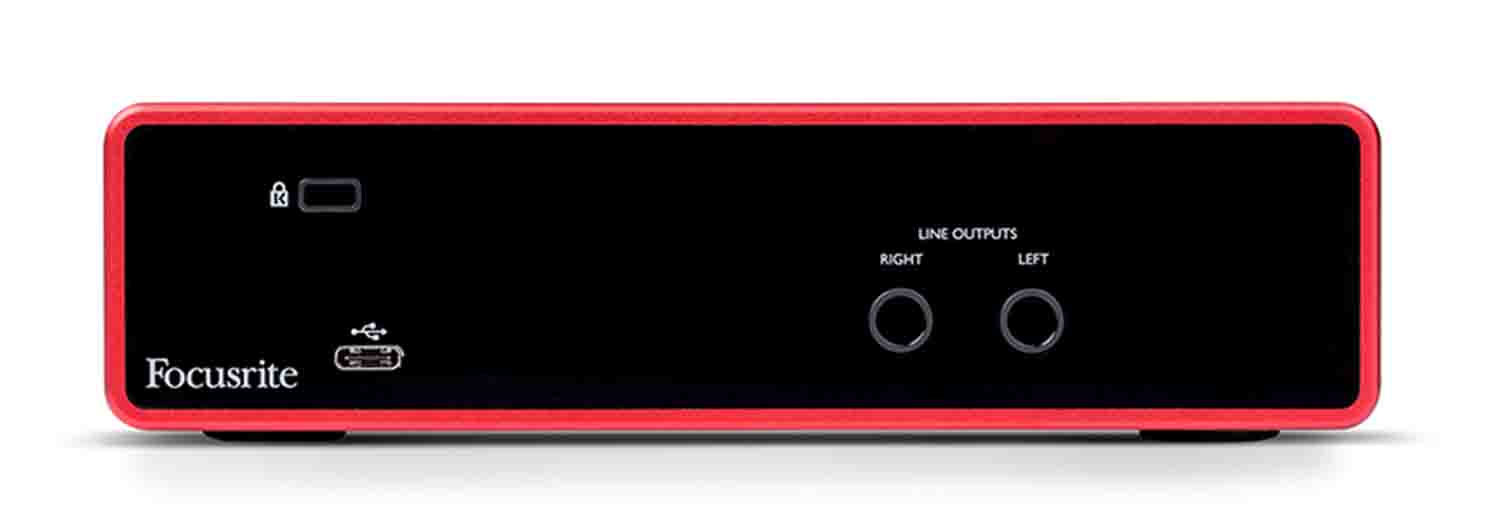 Focusrite Scarlett 2i2 Studio 3rd Gen 2x2 USB Audio Interface with Microphone and Headphones - Hollywood DJ