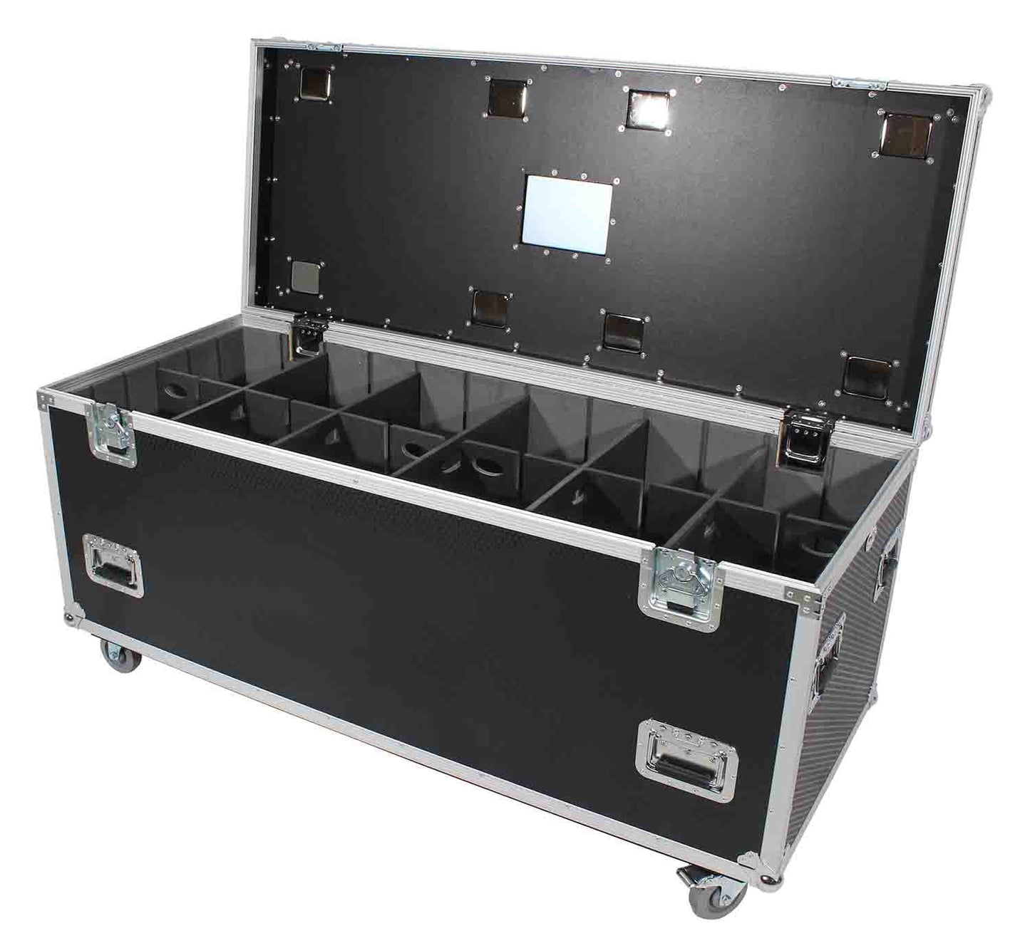 PROX XS-UTL246030W MK2 Heavy-Duty Truck Pack Utility Flight Case W-Divider and Tray Kit - Hollywood DJ