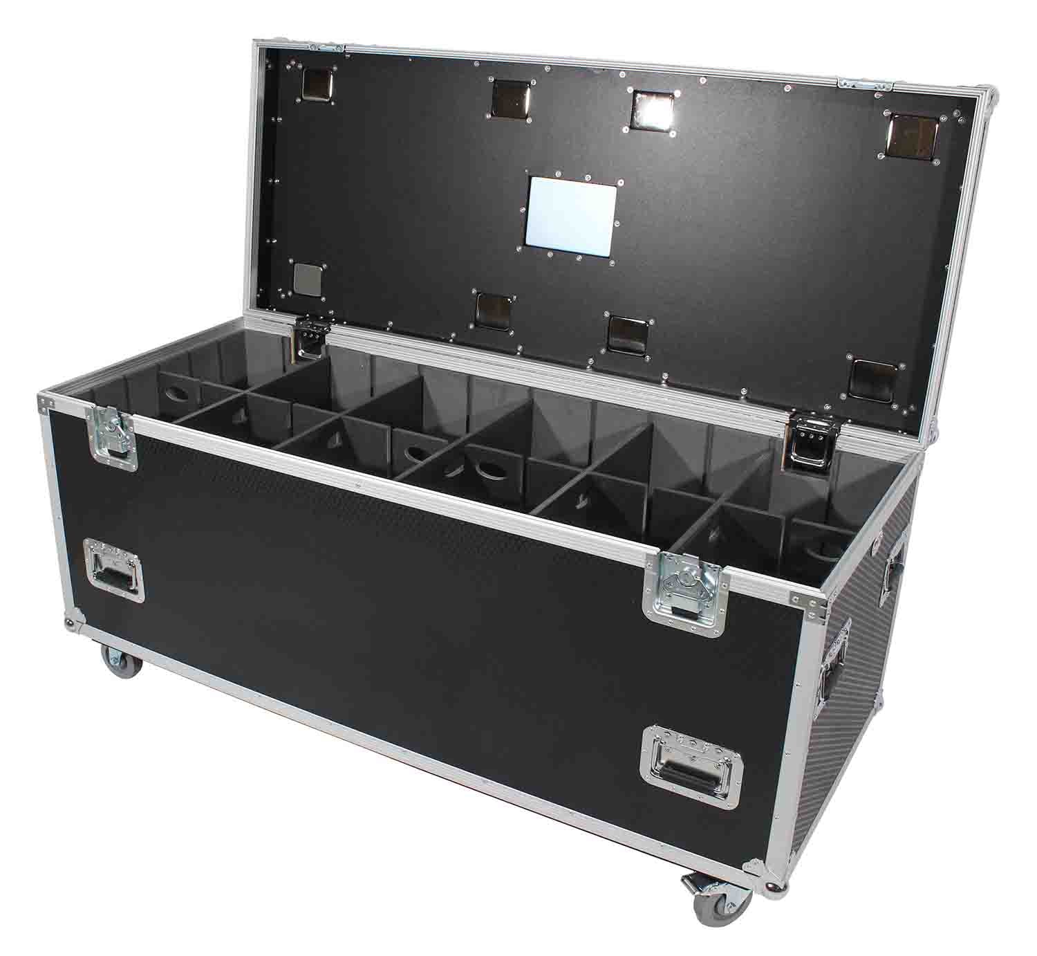 PROX XS-UTL246030W MK2 Heavy-Duty Truck Pack Utility Flight Case W-Divider and Tray Kit - Hollywood DJ