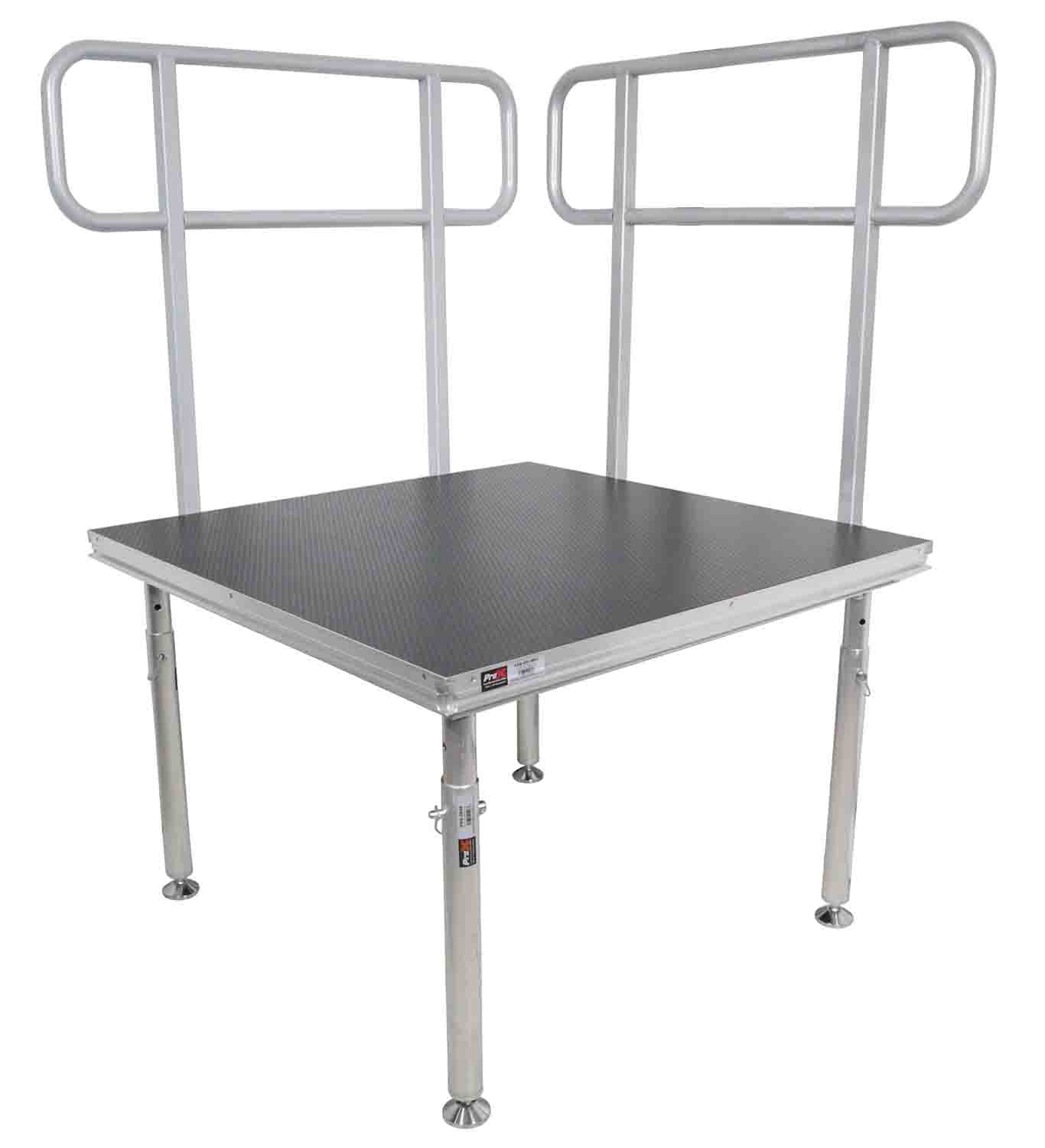 ProX XSQ-GR4FT PRO 4 ft Guardrail for StageQ and MK2 Stages - Hollywood DJ
