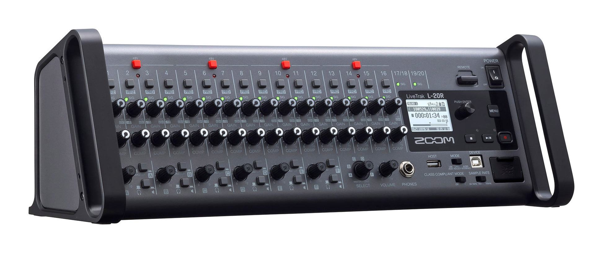 Zoom Live Track L-20R Remote Digital Mixer and Recorder - Hollywood DJ