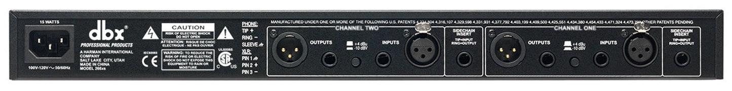 DBX 266XS Dual Compressor/Gate - Hollywood DJ