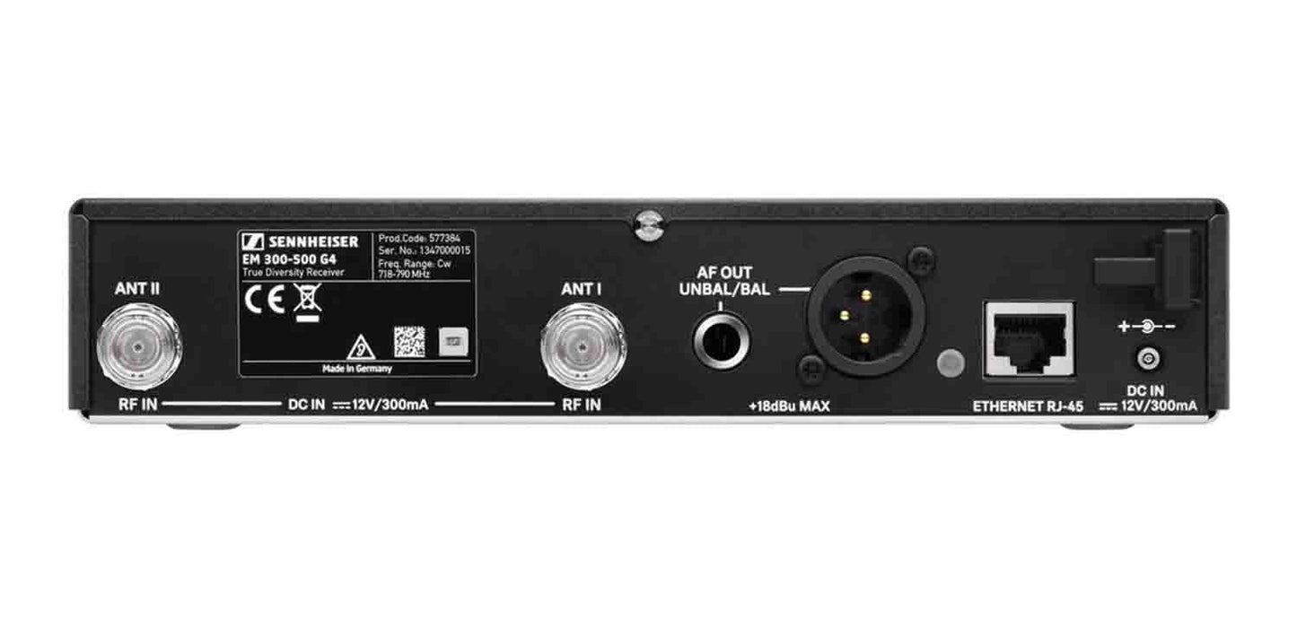 Sennheiser EW 300 G4-BASE COMBO-AW+, Wireless Microphone System with No Mics (AW+: 470 to 558 MHz) - Hollywood DJ