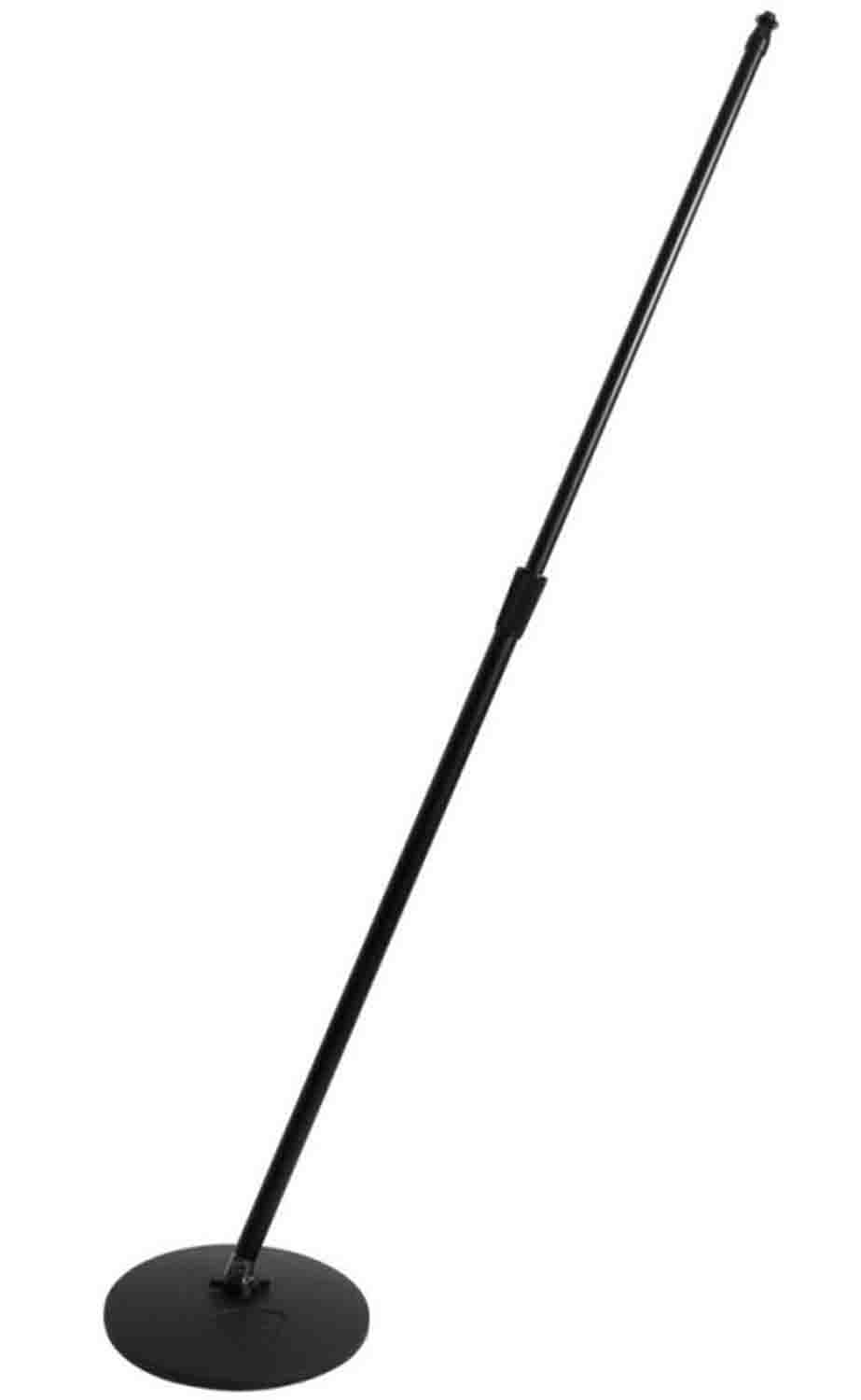 OnStage MS8412 Lower Rocker-Lug Microphone Stand with 12 Inch Low-Profile Base - Hollywood DJ