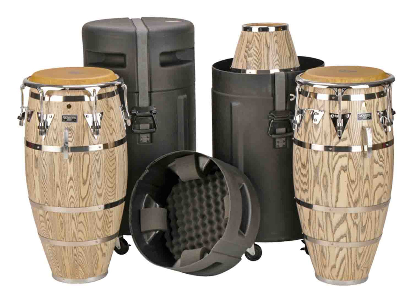 SKB Cases 1SKB-D3217 Mid-sized Conga Case with Wheels - Hollywood DJ
