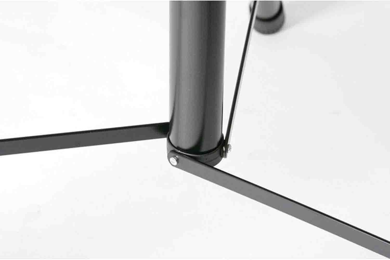 K&M 21436.177.55 Aluminum Speaker Stand - Black - Hollywood DJ