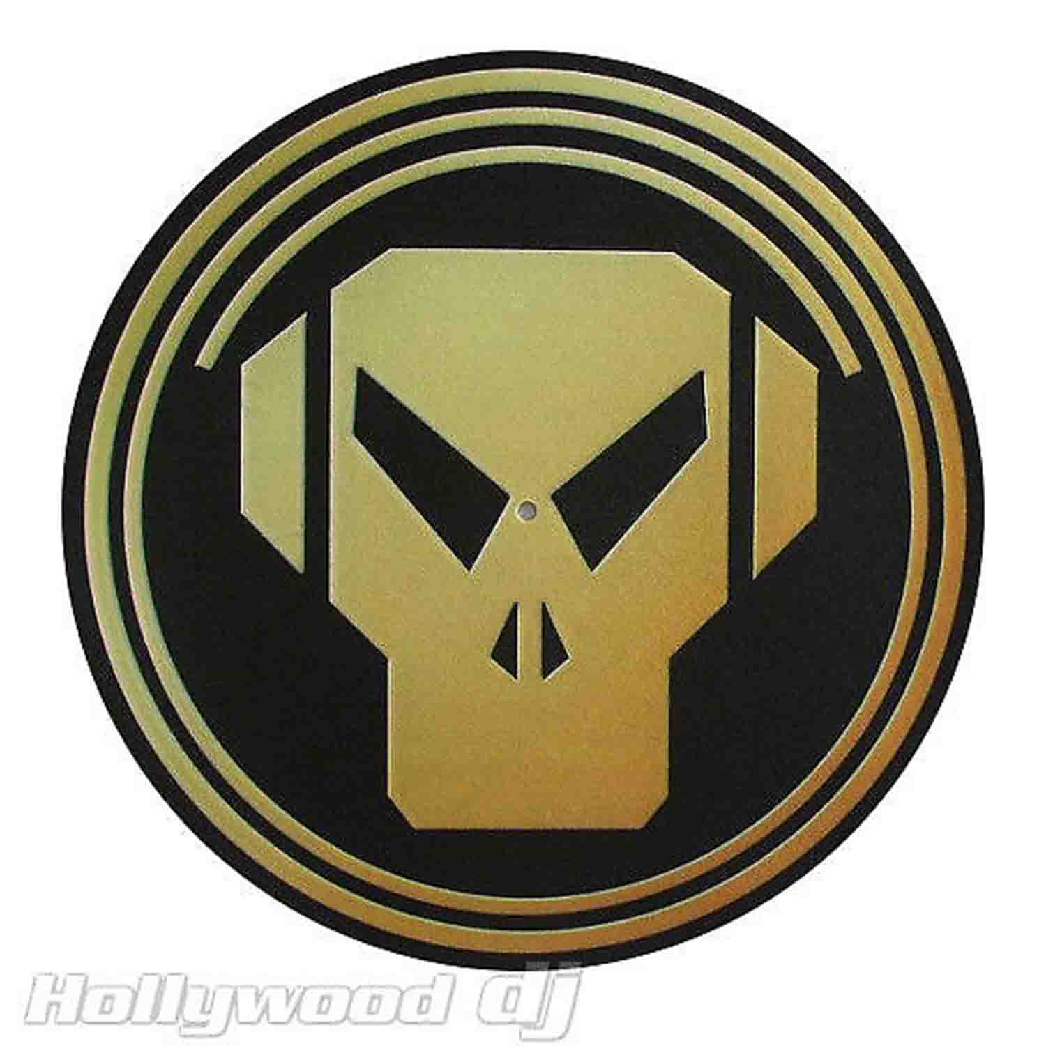Sicmats DJ Turntable Slipmats 'METALHEADZ YELLOW' Slip Mat Set Scratch Pad - Pair - Hollywood DJ