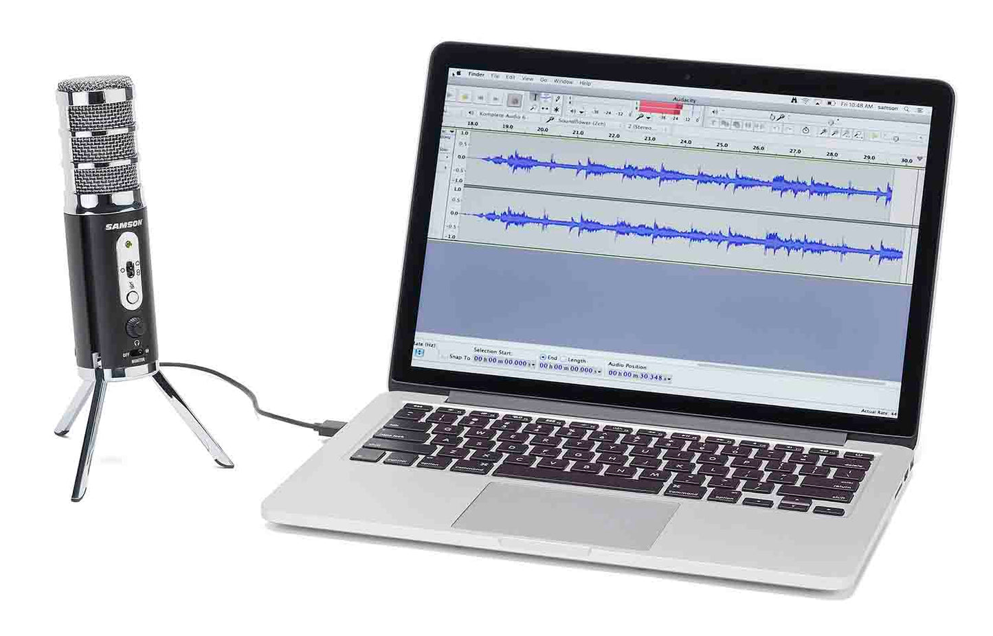 Samson Satellite USB and iOS Broadcast Microphone - Hollywood DJ