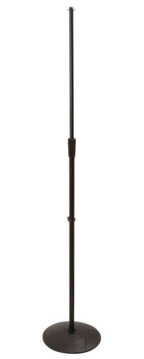 OnStage MS8310 Upper Rocker-Lug Mic Stand with 10 Inch Low-Profile Base - Black - Hollywood DJ
