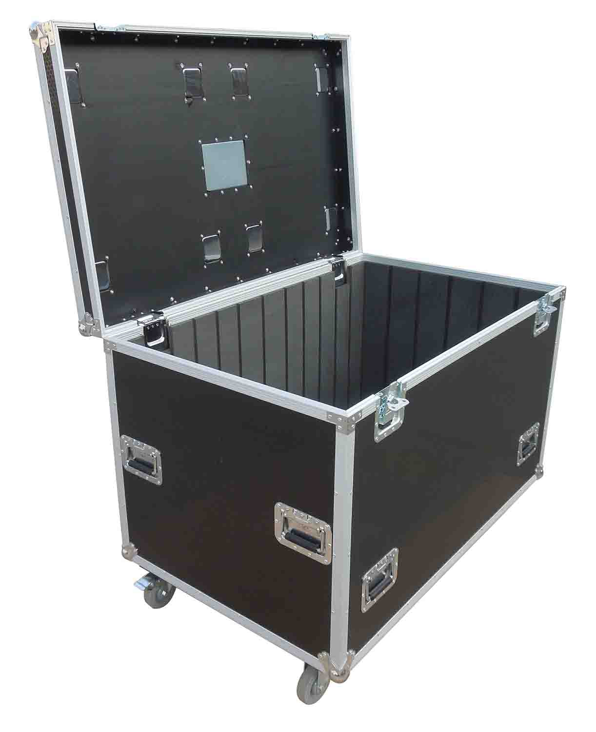 PROX XS-UTL483036W MK2 TruckPaX Heavy-Duty Truck Pack Utility Flight Case with Divider/Tray Kit and with 4 Inch Casters - Hollywood DJ