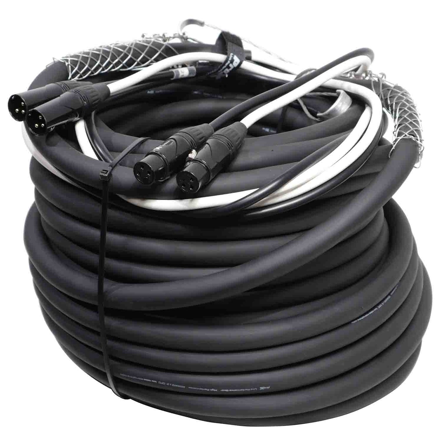 ProX XC-DXLR100 Balanced Dual XLR-M to Dual XLR-F High Performance Audio Cable - 100 Feet - Hollywood DJ