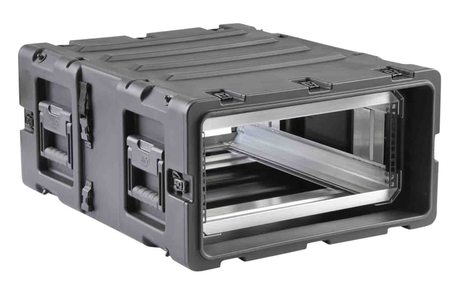 SKB Cases 3RR-4U24-25B 4U 24-inch Deep RR Series Shock Rack Case - Hollywood DJ