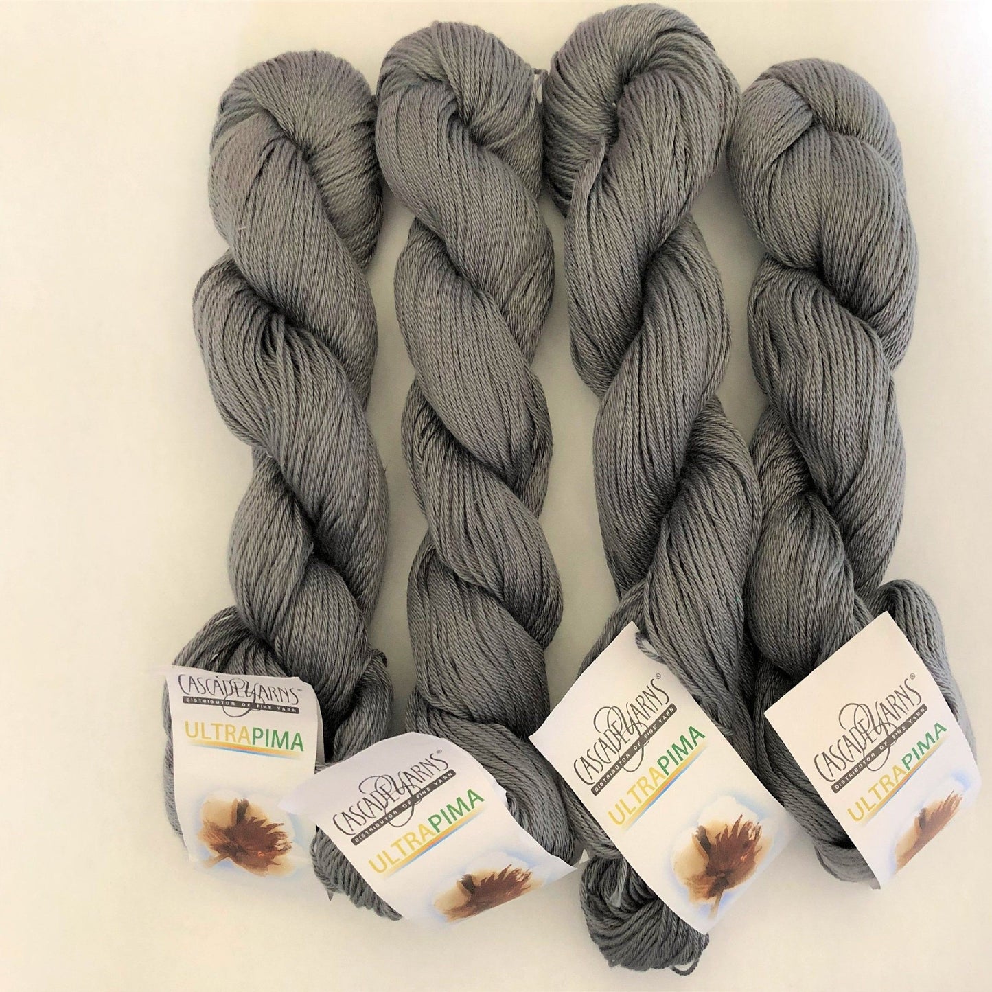 Ultra Pima Cotton Yarn by Cascade - Gray