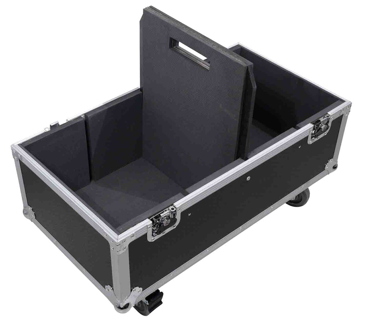 ProX XS-2X12SPW MK2 Universal ATA Flight Case - For Two 12-Inch Speakers - Hollywood DJ