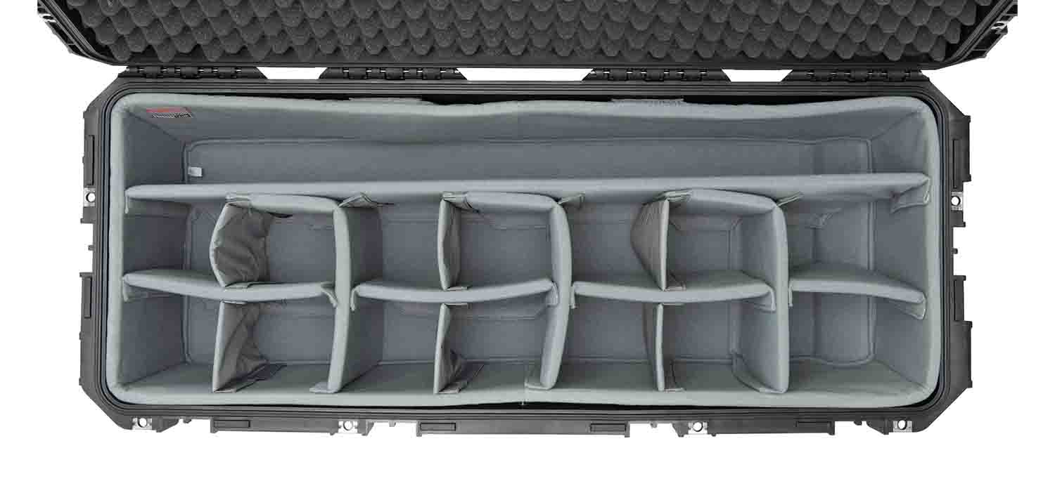 SKB Cases 3i-3613-12DT Rolling Waterproof Case with Think Tank Dividers - Hollywood DJ