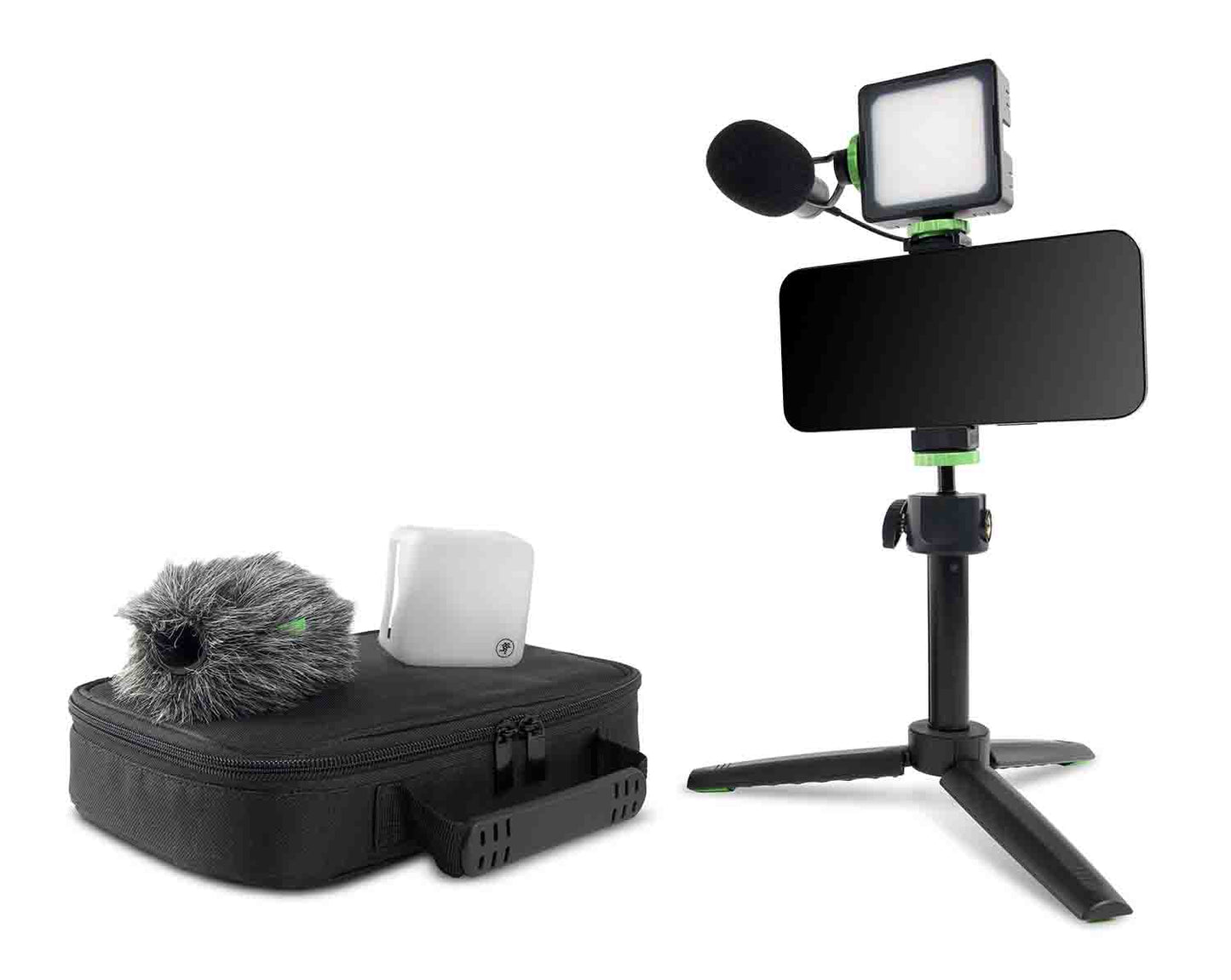 Mackie EM-93MK Complete Mobile Vlogger Kit for Smartphones and DSLRs - Hollywood DJ